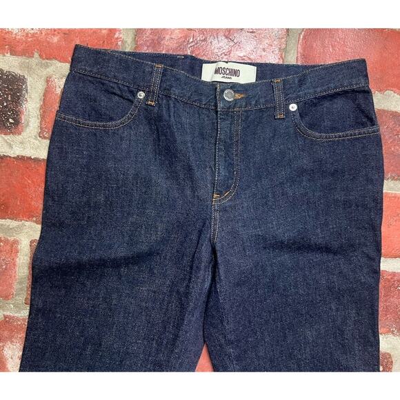 Vintage Moschino Jeans Dark Denim 100% Cotton Women’s Size 30 Italy - Picture 3 of 13